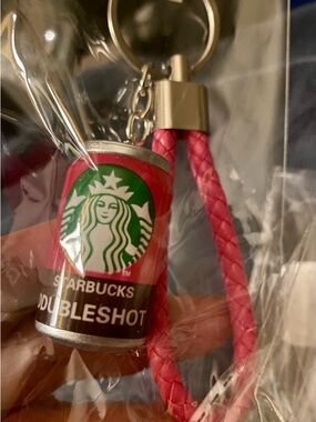 Your choice Starbucks Blue or Red or White Can Keychain pick one !